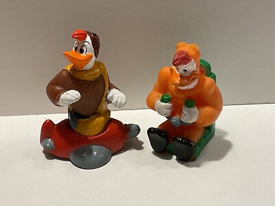 Disney Duck Tales 2 x Figur Gummi Stopfen Jemini: Launchpad Mc Quack Pilot