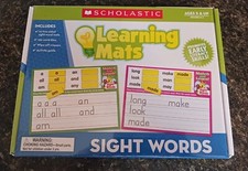 Learning Mats - Sight Words - Scholastic - Grades K-2 New/Sealed