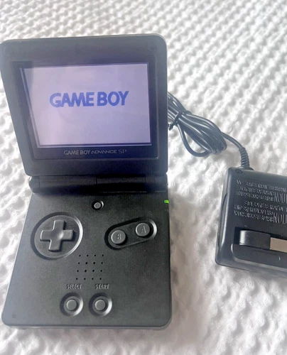Nintendo Game Boy Advance GBA SP Graphite Black System AGS 001