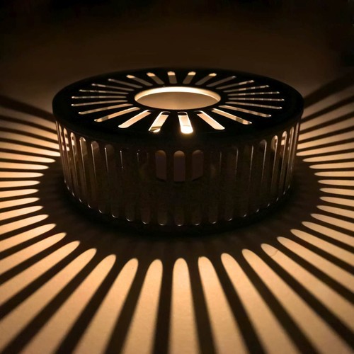 Creano schwarzes Design Stövchen aus Edelstahl mit Teelichthalter - Teewärmer -  - Bild 1 von 6