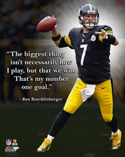 Ben Roethlisberger Quote 8x10 Photo Reprint