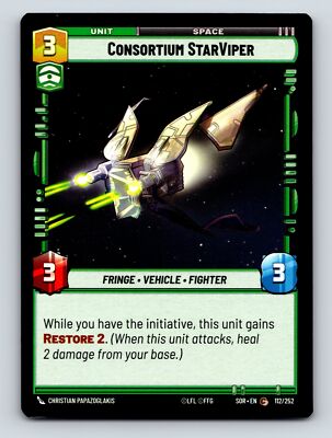 Aggression Command Consortium StarViper Fringe Vehicle Fighter Restore 3C 3H 3P