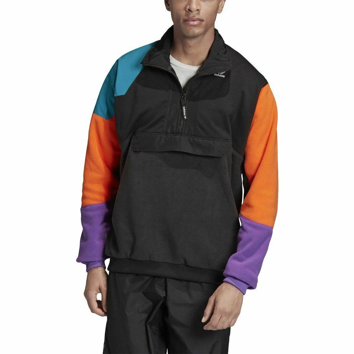 FM3680 Mens Adidas Originals PT3 Half Zip Fleece Jacket