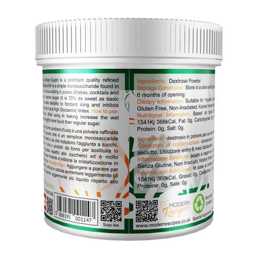 Dextrose Powder - Premium Quality Non-GMO Gluten Free Vegan Friendly - Picture 13 of 21