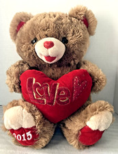 DanDee Sweetheart Teddy Plush LOVE Bear Red Heart 19" Stuffed 2015 VALENTINE'S  