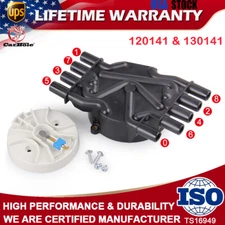 Ignition Distributor Cap and Rotor Kit for Chevy Cadillac GM V8 5.0L 5.7L 120141