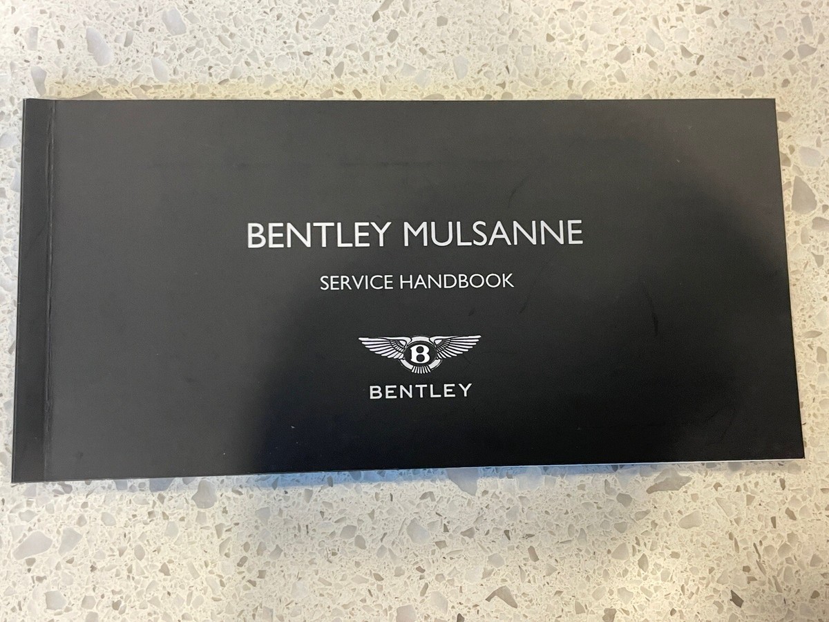 2015 BENTLEY MULSANNE SPEED OWNERS MANUAL SERVICE HANDBOOK+QUICK