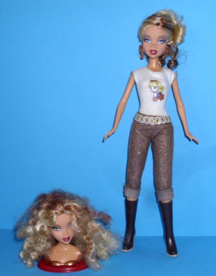 %***Barbie My Scene Swappin Style*Wechselkopf*Kennedy***%