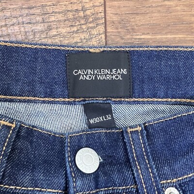 Andy Warhol x Calvin Klein Raf Simons Raw Denim Portrait Jeans