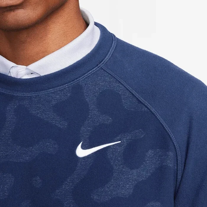 NIKE Dri Fit Lana Crew Top Para hombres XL Prendas exteriores Pullover Golf Azul Marino DR5284-410 NUEVO Foto 2 de 4