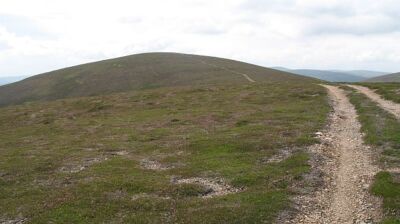 Foto 6x4 Sr\u00c3\u00b2n Odhar Allt Dearg\/NN7577 Blick nach Westen nach oben c2008