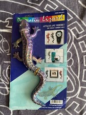 Gecko Wall Art Multicolour Lizard Decor