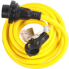 RV Power Cord 50 Foot 30 Amp 125V Cable Twist Lock Connector TT-30P/L5-30R FT