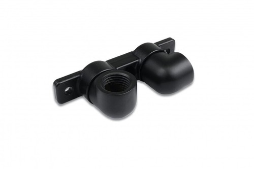 3831109831885 EK Water Blocks EK-FC Terminal Swivel 90 degrees - black - 第 1/1 張圖片