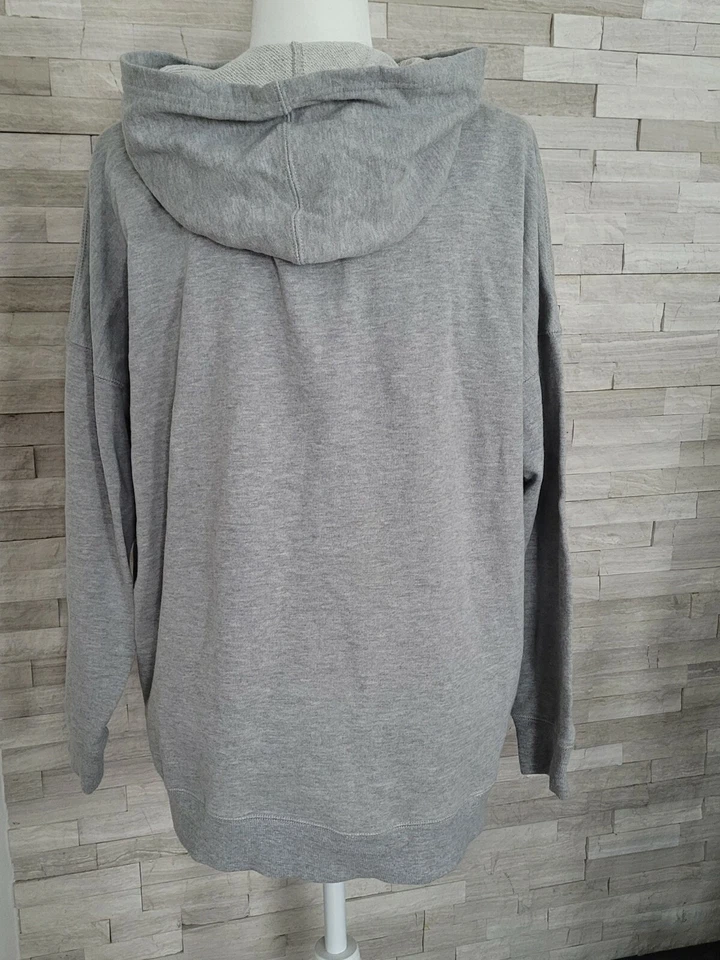 Материал девочка толстовка женщин размер большой серый с капюшоном - Изображение 4 из 4
