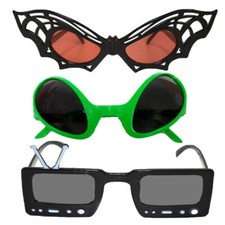 Novelty Costume Party Eye Wear Eyeglasses 3 Pairs