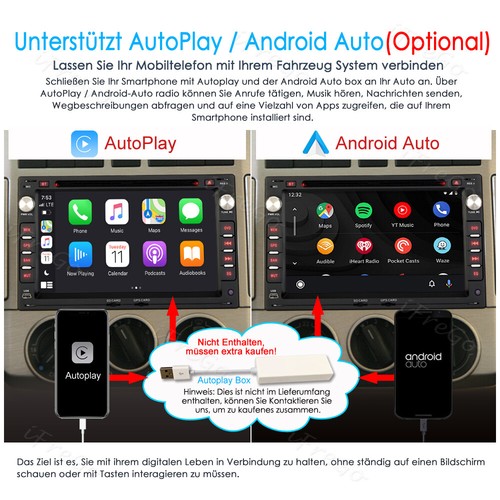7" Android Autoradio DVD GPS Navi BT DAB+ für VW Polo, T4, Passat B5, Golf MK4 - Bild 5 von 12