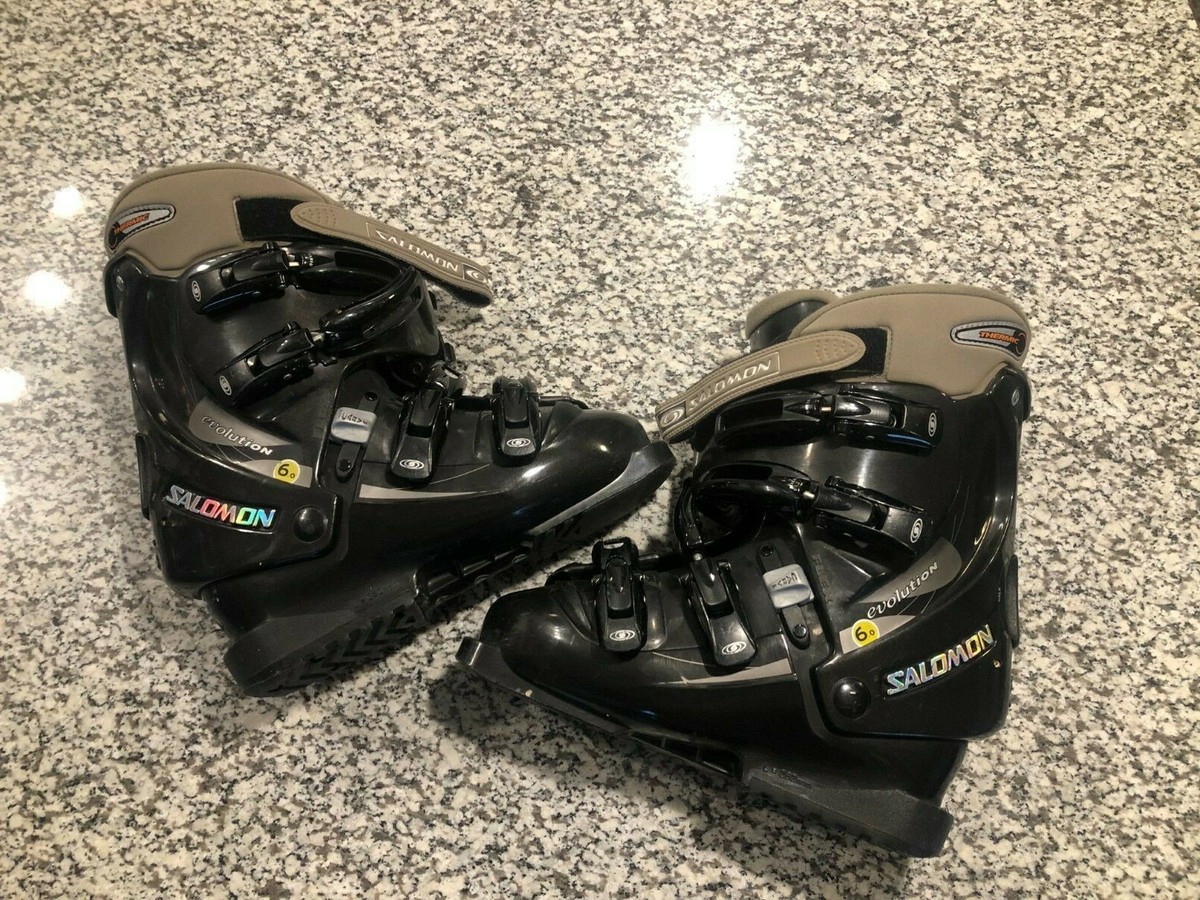 salomon 6.0 evolution ski boots Shift Alpha BOA 130 2026 allowing for excellent power transfer and stability on steep terrain and at high speeds Salomon Mission 6 Ski Boots