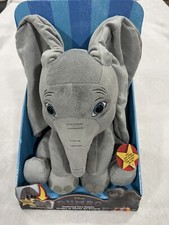 DISNEY DUMBO PLUSH LIVE ACTION MOVIE FLUTTERING EARS  SOUND TOY