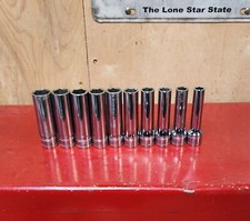 Mac Tools 10Pc. 1/2 Dr Metric Deep Non-Slip S...