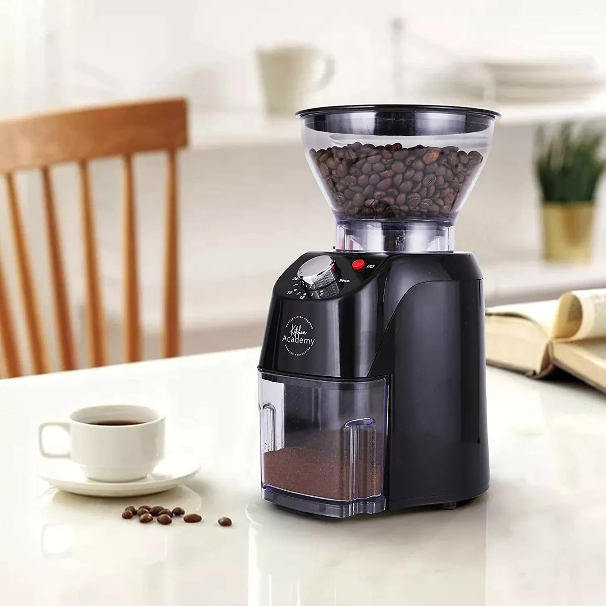 Coffee Grinder Electric Grind Ultra-fine Automatic Burr Mill Bean Coffee  Grinder