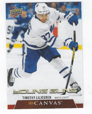 TIMOTHY LILJEGREN 2020-21 UPPER DECK SERIES 1 HOCKEY YOUNG GUNS ROOKIE *CANVAS*