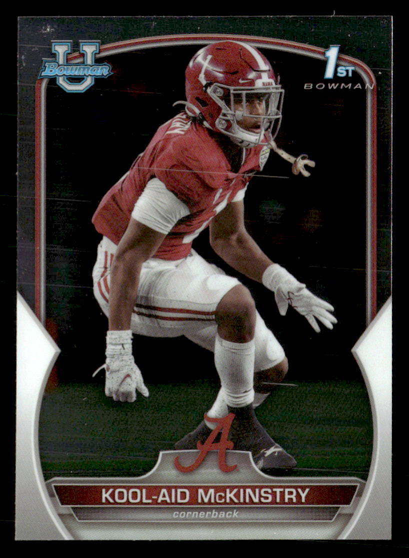 Kool-Aid McKinstry 2022 Bowman University Chrome Card #14 Alabama Crimson Tide
