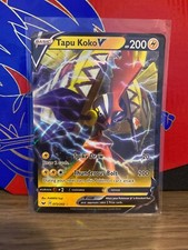 Pokemon TCG Sword and Shield 72/202 Tapu Koko V Pack Fresh
