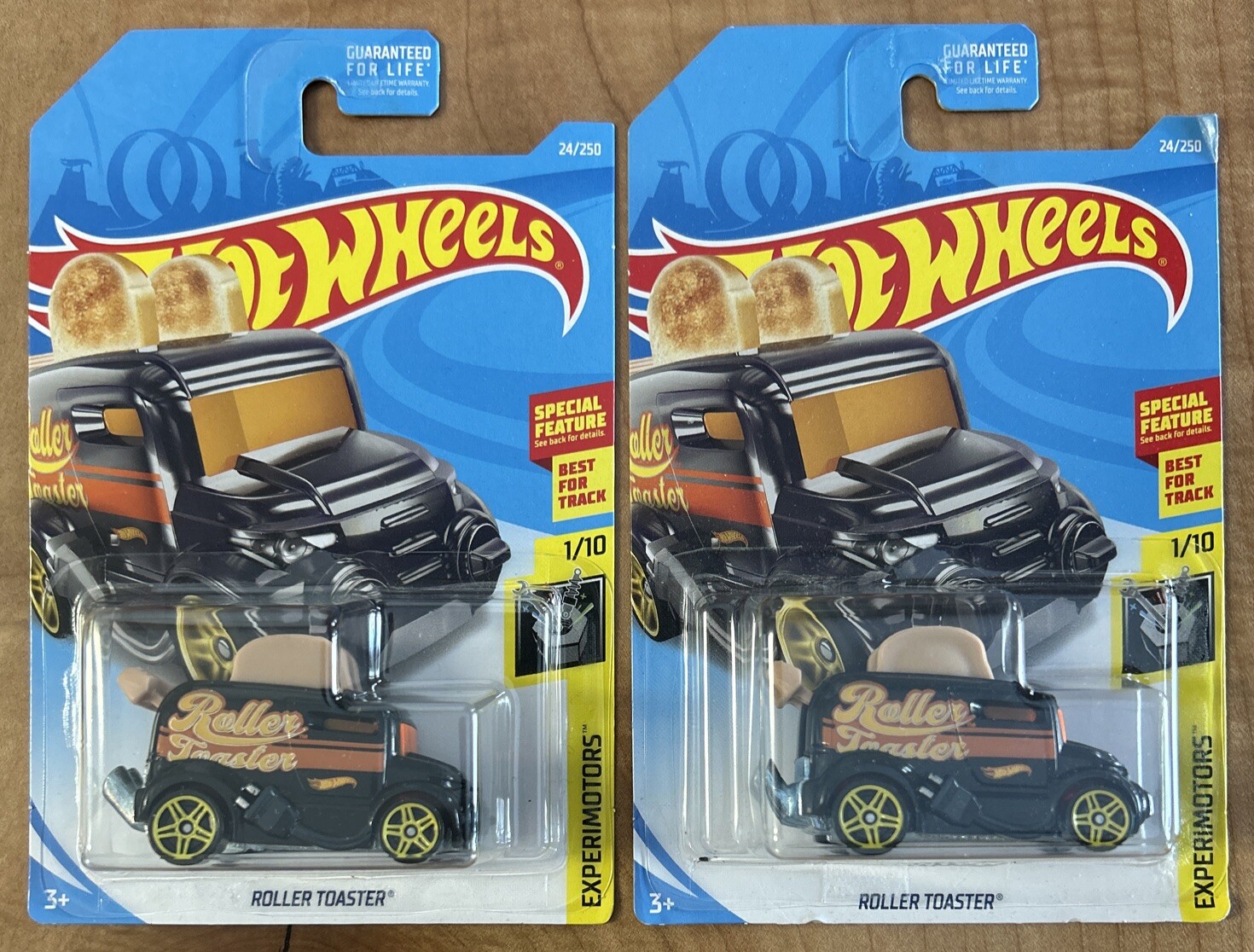 2019 Hot Wheels ROLLER TOASTER 24/250 EXPERIMOTORS 1/10, Lot Of 2 NEW