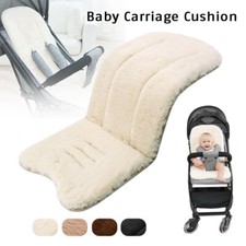 Cuscino passeggino invernale pelliccia sintetica di coniglio cuscino seggiolino auto inserto passeggino tappetino