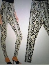 Commando Faux Leather Animal Print Size Xs