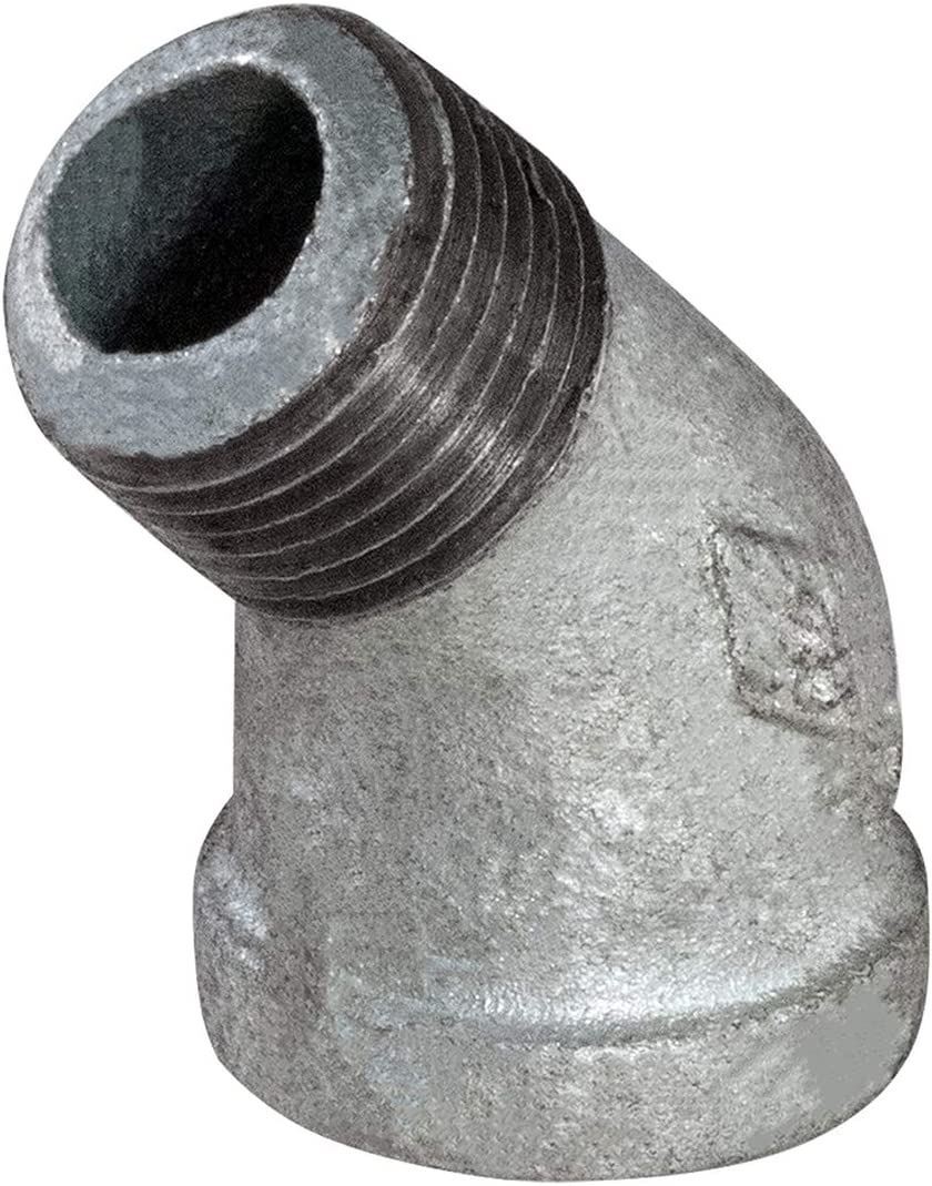 1"  Galvanized Malleable 45 Degree  Street Elbow for 150 Lbs.(10 PCS)