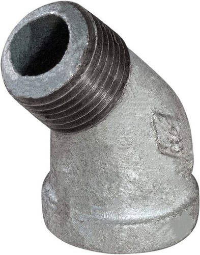1"  Galvanized Malleable 45 Degree  Street Elbow for 150 Lbs.(10 PCS)