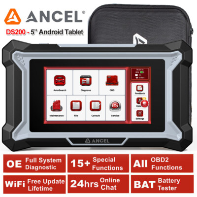 Car All Systems Check Scanner Code Reader OBD2 Diagnostic Tool 15 Reset free upd