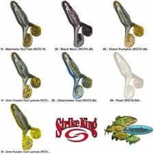 Strike King Topwater Rage Toad Soft Plastic Buzzbait 7 Colors RGTD Frog Lure