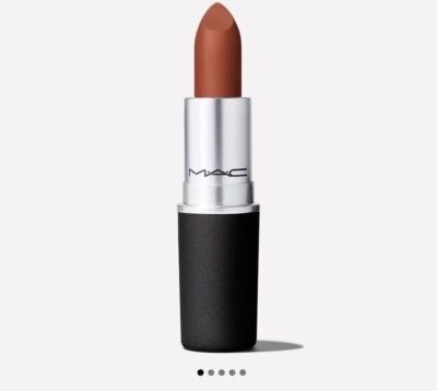 MAC Powder Kiss Lipstick Shade Marrakesh-Mere 925 New Orange Brown Soft Matte