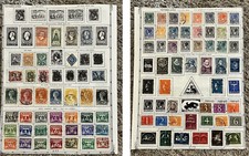 1913-1944 NETHERLANDS STAMP LOT ON ALBUM PAGE SETS, SHORT SETS, QUEEN WILHELMINA