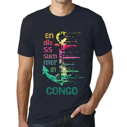 Uomo Maglietta Estate Senza Fine In Congo – Endless Summer In Congo – T-shirt - Afbeelding 1 van 7