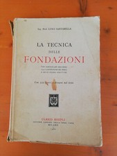 Libro La Tecnica Delle Fondazioni Anno 1930