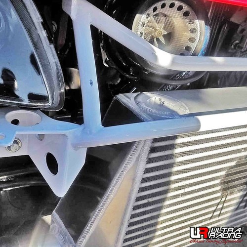 MITSUBISHI EVO 7/8/9 CT9A 01-07 ULTRA RACING 4 POINT FRONT TORSION 4" WIDE BRACE - Bild 2 von 12