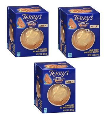 Terry's Milk Chocolate Orange - 5.53oz (Pack of 3) | Rich Chocolate with a Zesty