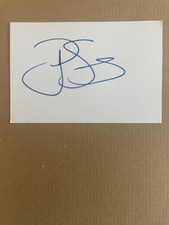 LAWRIE SANCHEZ SIGNED CARD by the Wimbledon 1988 FA Cup Hero