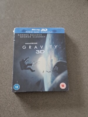 Gravity , Limited Steelbook , 2D & 3D Bluray , George C. & Sandra B., Neu & OVP 