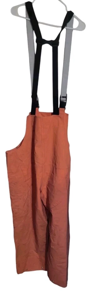 Carhartt Overall Men XL Orange Waterproof R39 ORG Fishing Boat Work Bib Gorpcore - Image 4 of 4