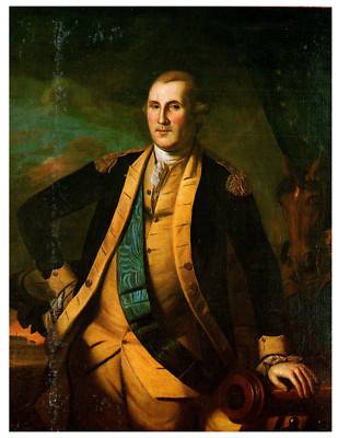 Postcard General Washington Portrait by Charles Peale Mount Vernon Collection 