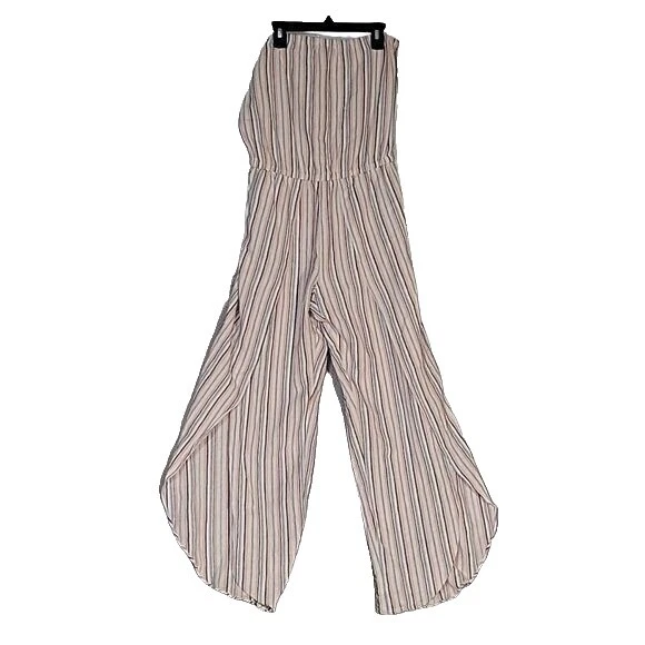 Anthropologie mescla de linho Macacão macacões e Jardineiras para mulheres