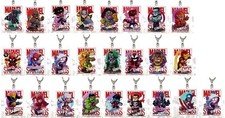 lot 20pcs cartoon anime mix Acrylic Keychain Key Chain Girls boy Keyring gifts