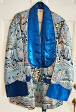Vintage 1950s Japan Smoking Jacket / Robe Never Worn - Itakura Yokohama