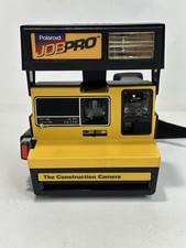 Polaroid JobPro 2 Instant Film Camera Yellow Black 600 Film Tested Works