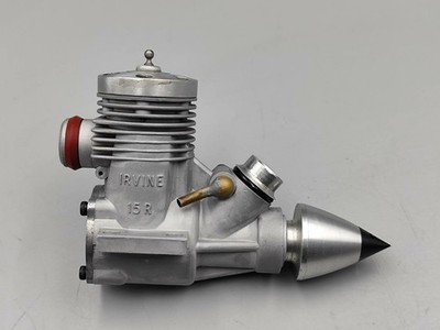 Irvine 15R F2A 2.5cc Rear Exhaust Glow RC Airplane Racing Engine With Spinner